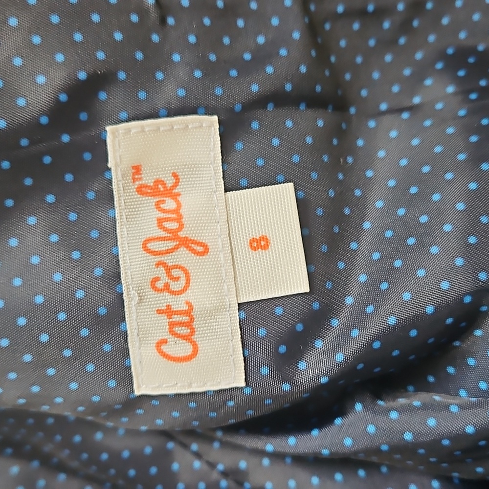 Cat & Jack Boys Navy Blazer, SIZE 8 - Picture 2 of 3